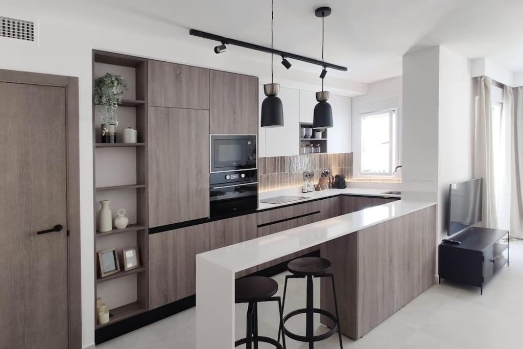 Piso Reformado De Diseno C/Terraza. Playa El Ancla Apartment Ел Пуерто де Санта Мария Екстериор снимка